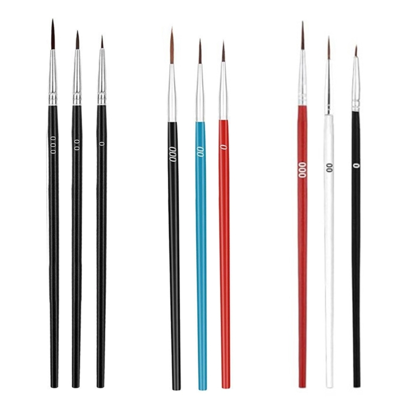 Detailing Brush Set - 30 ชิ้น/เซ็ต Fine Paint ชุดแปรงขนาดเล็ก Liner