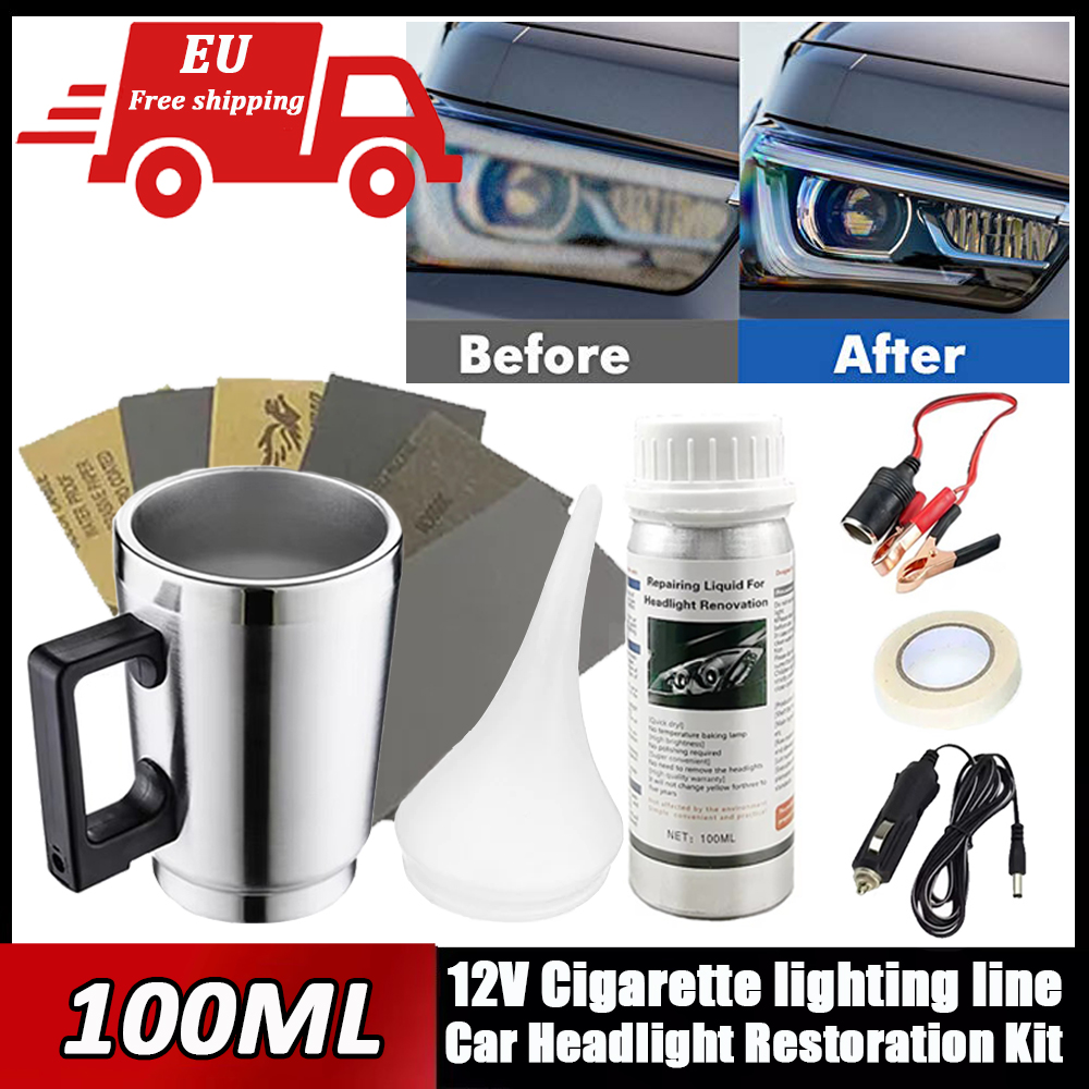 Interior Detailing Kit - อุปกรณ์ตกแต่งรถยนต์ ชุดซ่อมไฟหน้า ชุดโปแลนด์ ชุดฟื้นฟูไฟหน้ารถ ไฟหน้า ป้องกันรอยขีดข่วน