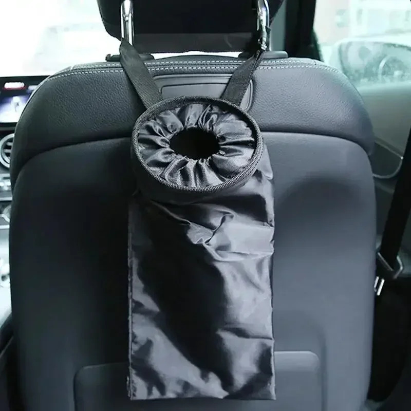 Seat Cleaner Fabric - ที่แขวนถุงขยะในรถยนต์ ที่เก็บขยะในรถยนต์ ถุงขยะในรถยนต์ ผ้าอ๊อกซ์ฟอร์ด ถังขยะในรถยนต์ อุปกรณ์ทำความสะอาด
