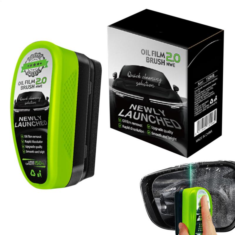 Car Cleaning Brush - คณะกรรมการทําความสะอาดกระจกรถยนต์แปรงทําความสะอาดกระจกหน้ารถ Strong Front กระจกคราบ Remover ป้องกันฝนและหมอกทําความสะอาดกระจก