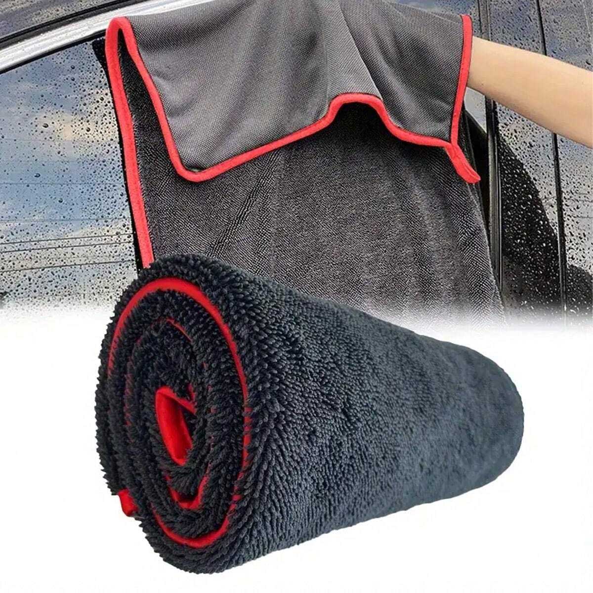Microfiber Towel Detailing - ผ้าเช็ดรถไมโครไฟเบอร์ ซึมซับน้ำได้ดีเยี่ยม ดีไซน์กะทัดรัด ดูดซับน้ำได้ดี เหมาะสำหรับรถยนต์ รถบรรทุก