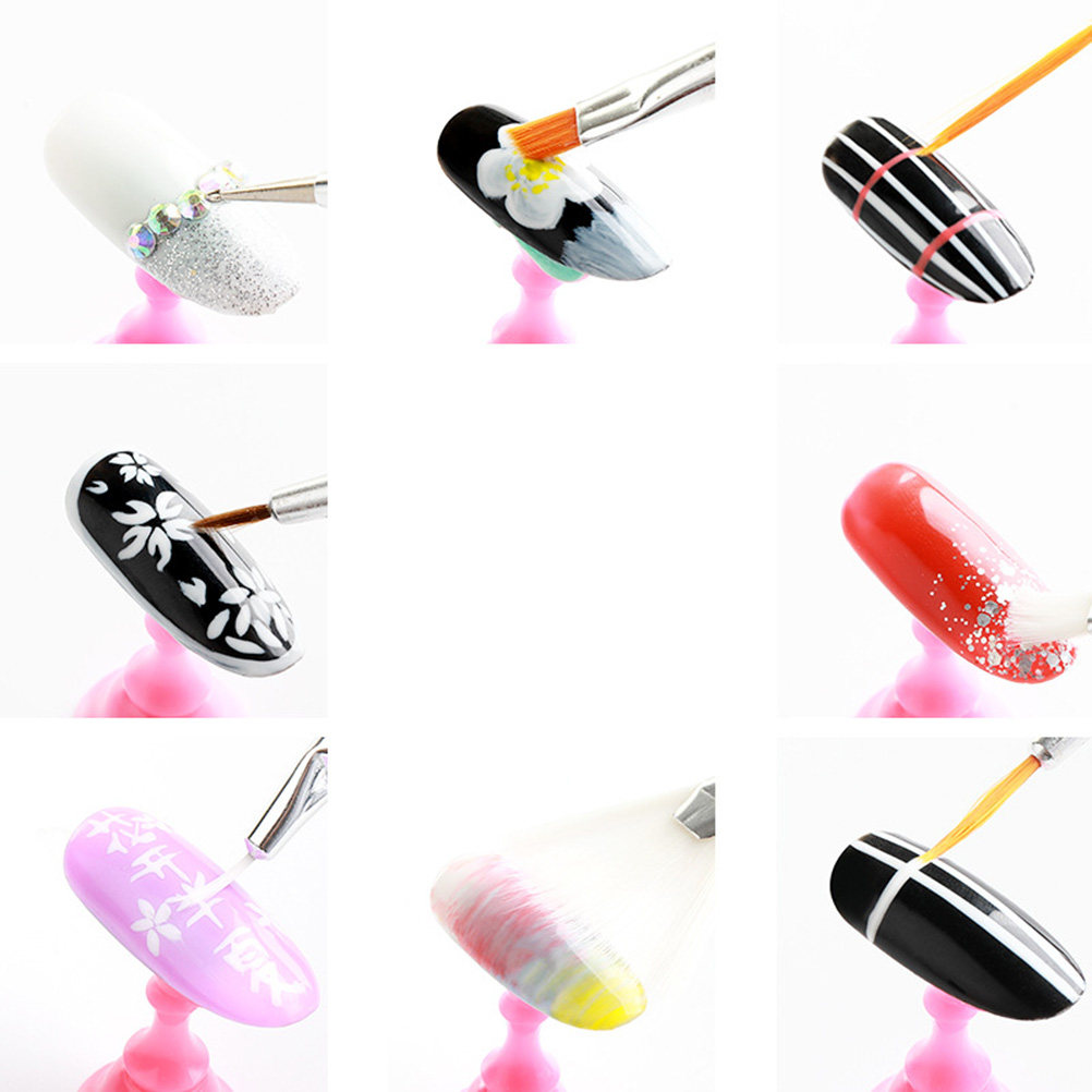 Detailing Brush Set - ชุดแปรงเพ้นท์เล็บ 20 ชิ้น ชุดอุปกรณ์ซิลิโคนสำหรับวาดลายเส้นละเอียด เครื่องมือเพ้นท์เล็บ แปรงทำเล็บ