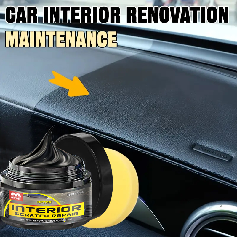 Trim Restorer Plastic - น้ำยาขัดลบรอยขีดข่วนภายในรถยนต์ - ซ่อมแซมแผงคอนโซลและแผงประตู - ฟื้นฟูพลาสติก -