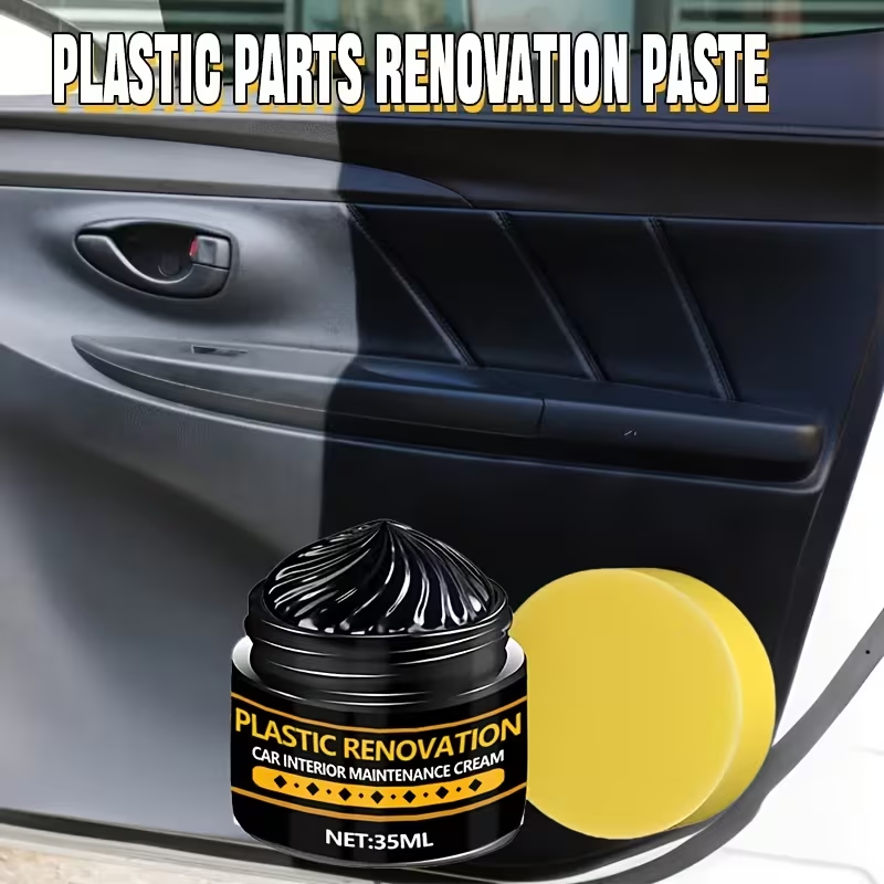 Trim Restorer Plastic - เจลฟื้นฟูพลาสติกและยางรถยนต์ เหมาะสำหรับกันชน กระจกมองข้าง ขอบประตู - ซ่อมสีได้ทันที