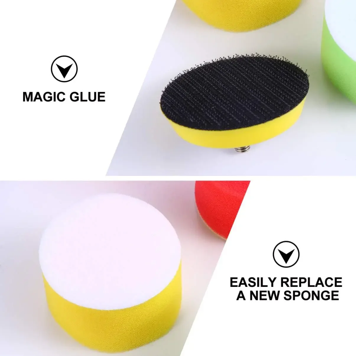 ชุดฟองน้ำขัดเงาขนาด 2 นิ้ว 5/1 - Polish Pad Set Buffer บทวิจารณ์และราคา