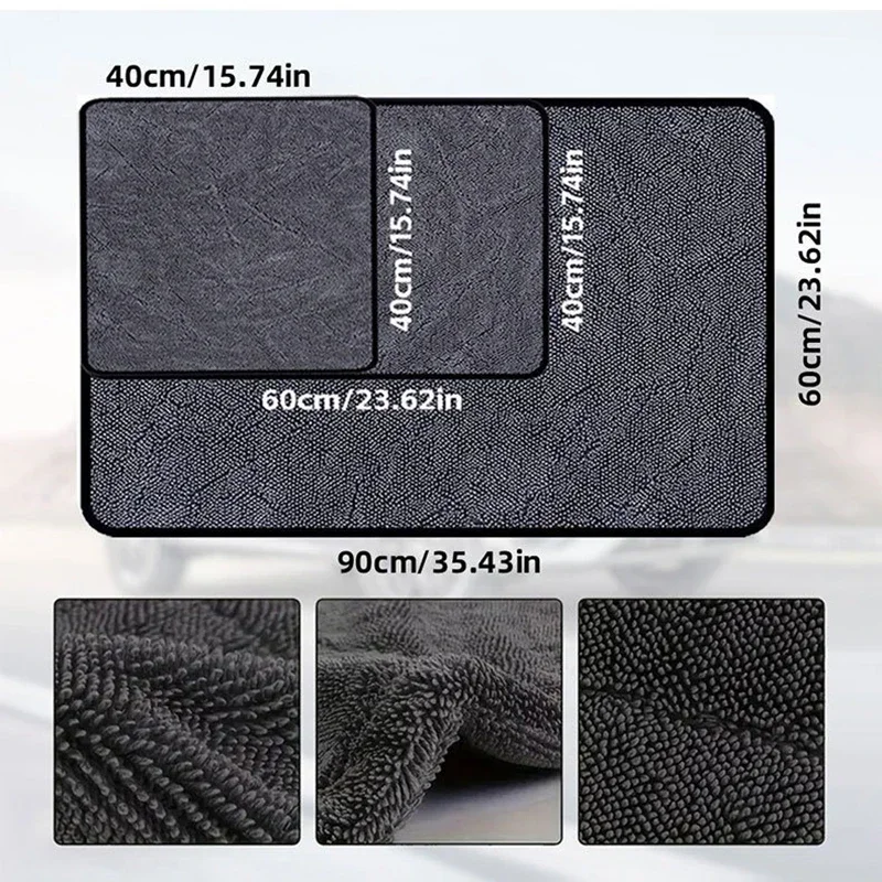 ผ้าเช็ดรถ 500GSM ซับน้ำได้ดีเย - Microfiber Towel Detailing บทวิจารณ์และราคา