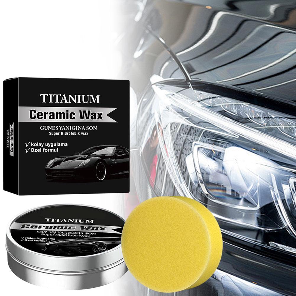 ครีมเคลือบเงารถยนต์ไทเทเนียมเซ - Car Wax Ceramic Coating บทวิจารณ์และราคา