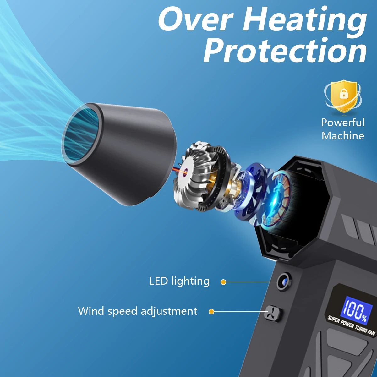 เครื่องเป่าลมรุ่นใหม่ P70 ความ - Dryer Car Blower บทวิจารณ์และราคา