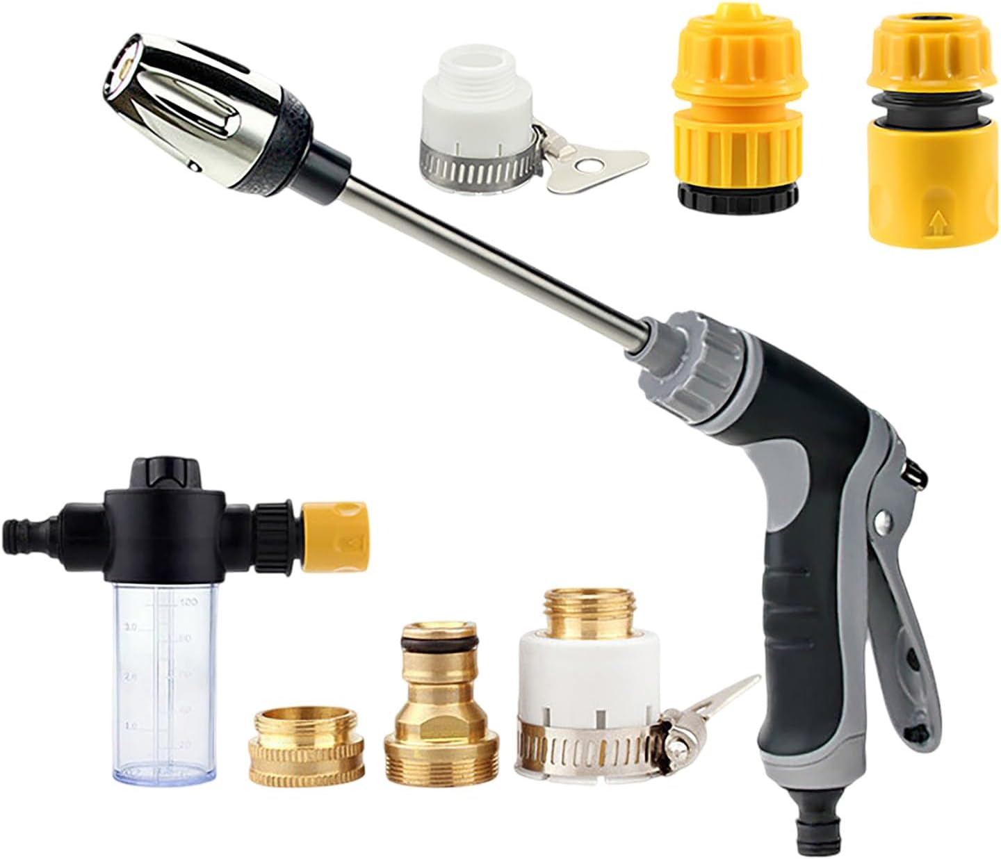 1 ชุดปืนฉีดโฟมล้างรถพร้อมขวดสเ - Pressure Washer Foam Gun บทวิจารณ์และราคา