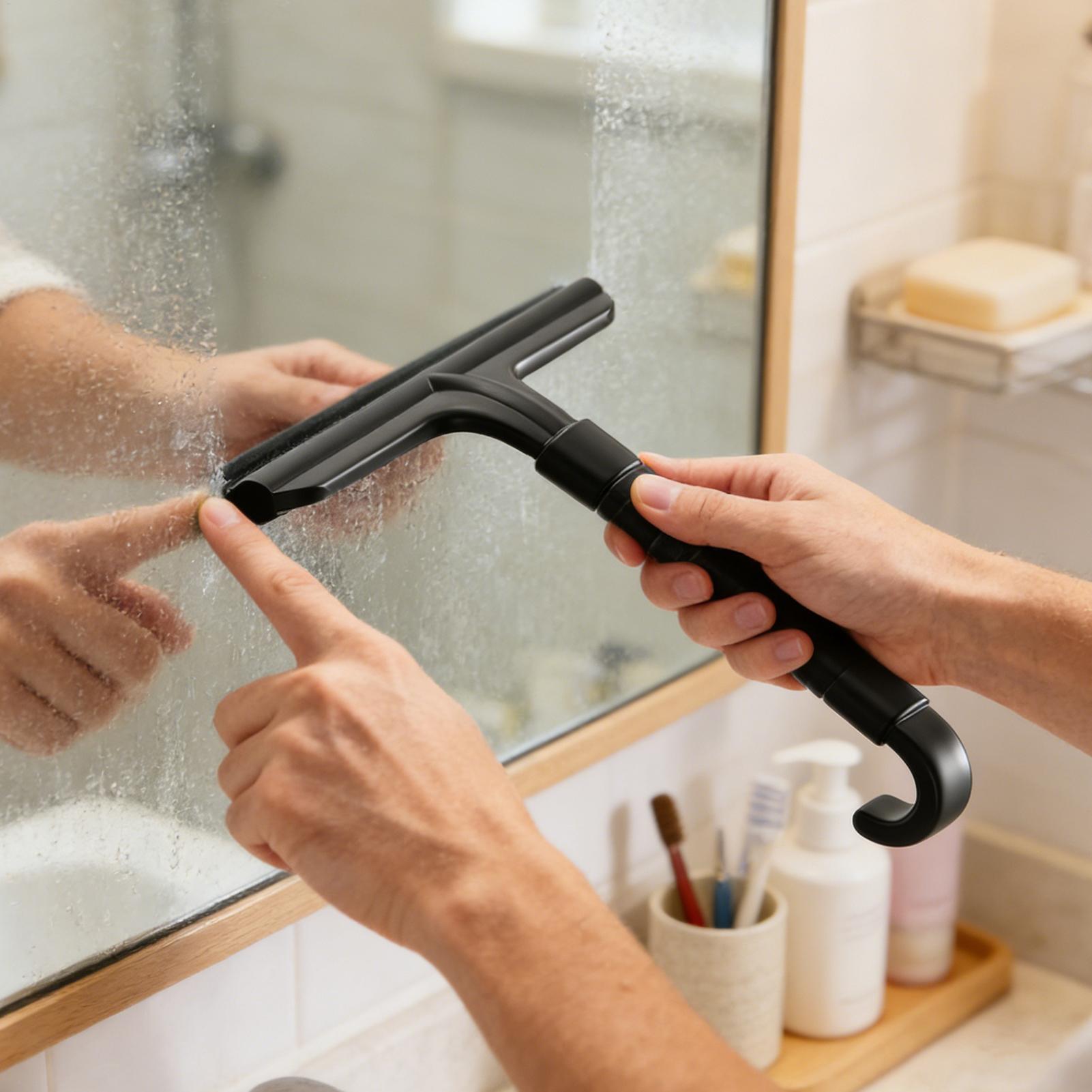ที่ปาดน้ำฝักบัวอาบน้ำ ที่ทำควา - Glass Cleaner Streak บทวิจารณ์และราคา