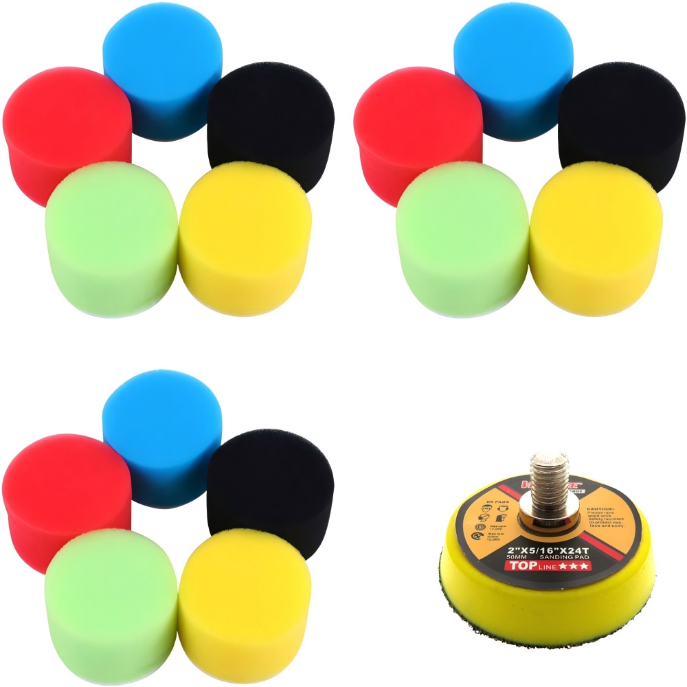 ชุดแผ่นขัดเงารถยนต์ขนาด 2 นิ้ว - Polish Pad Set Buffer บทวิจารณ์และราคา