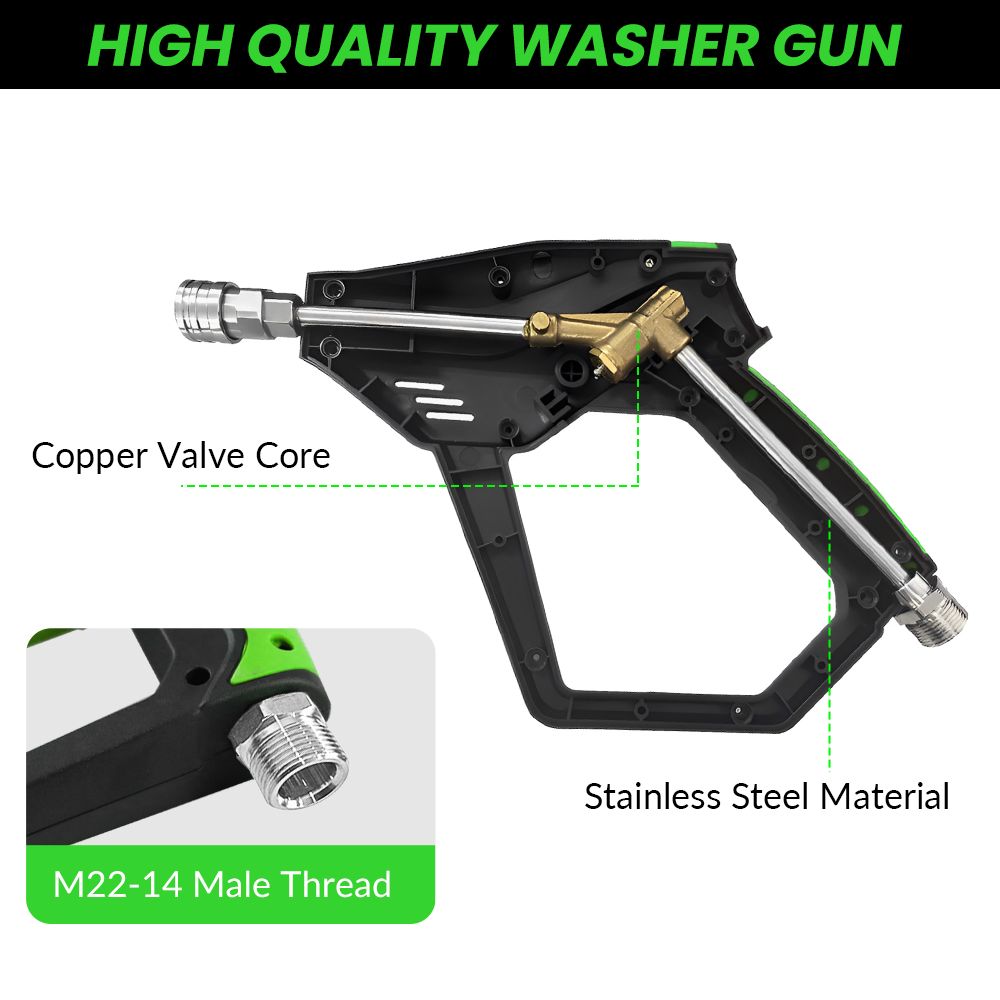 อุปกรณ์เสริมเครื่องฉีดน้ำแรงดั - Pressure Washer Foam Gun บทวิจารณ์และราคา