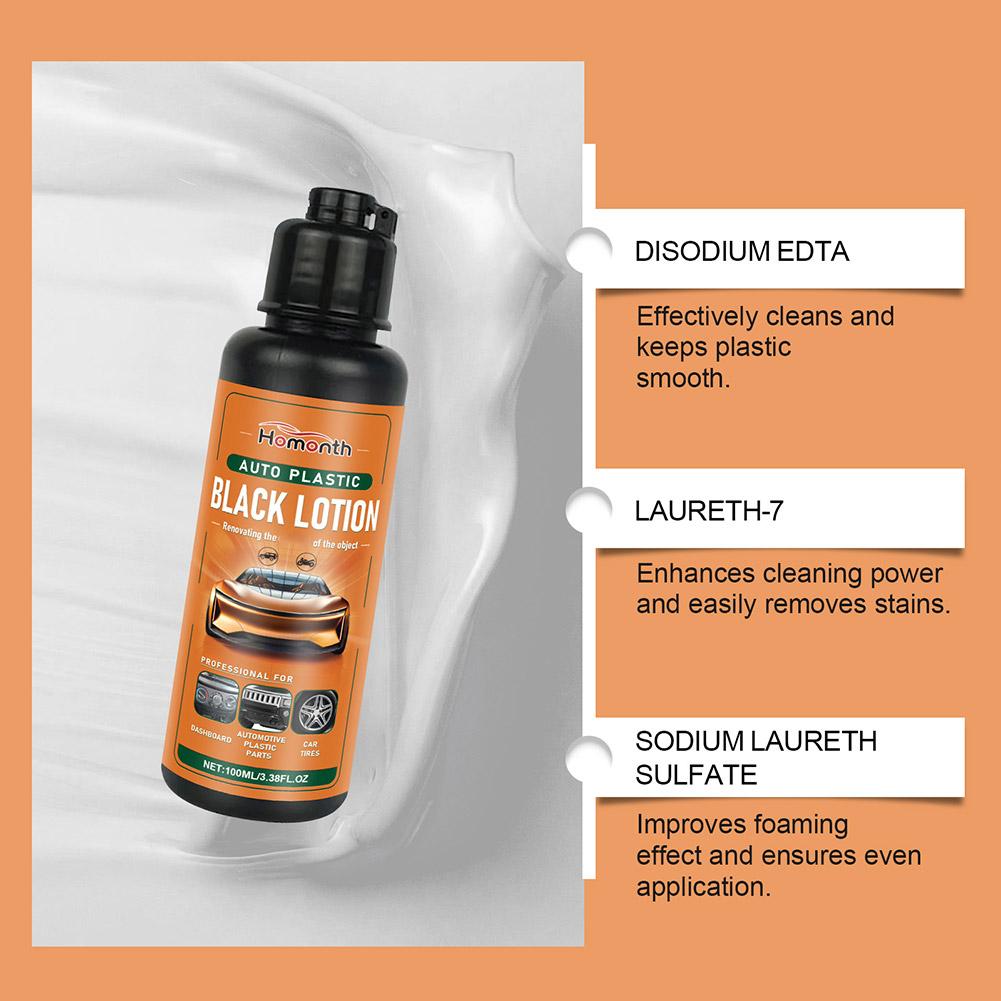 น้ำยาฟื้นฟูพลาสติกในรถยนต์ สีด - Trim Restorer Plastic บทวิจารณ์และราคา