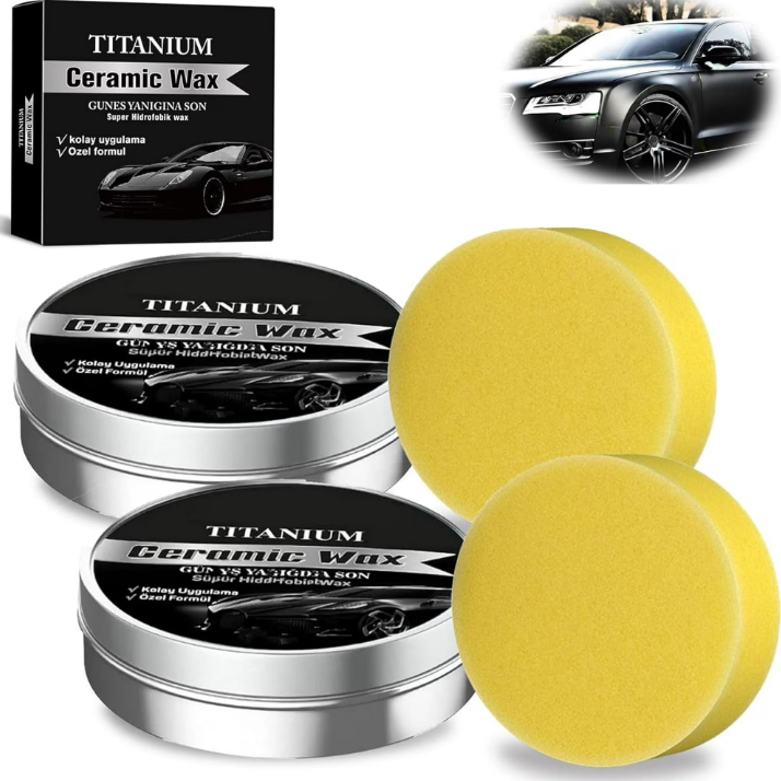 ชุดครีมเคลือบเงารถยนต์ไทเทเนีย - Car Wax Ceramic Coating บทวิจารณ์และราคา