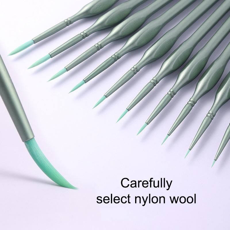 ชุดแปรงทาสีขนาดเล็ก 11 ชิ้น ขน - Detailing Brush Set บทวิจารณ์และราคา