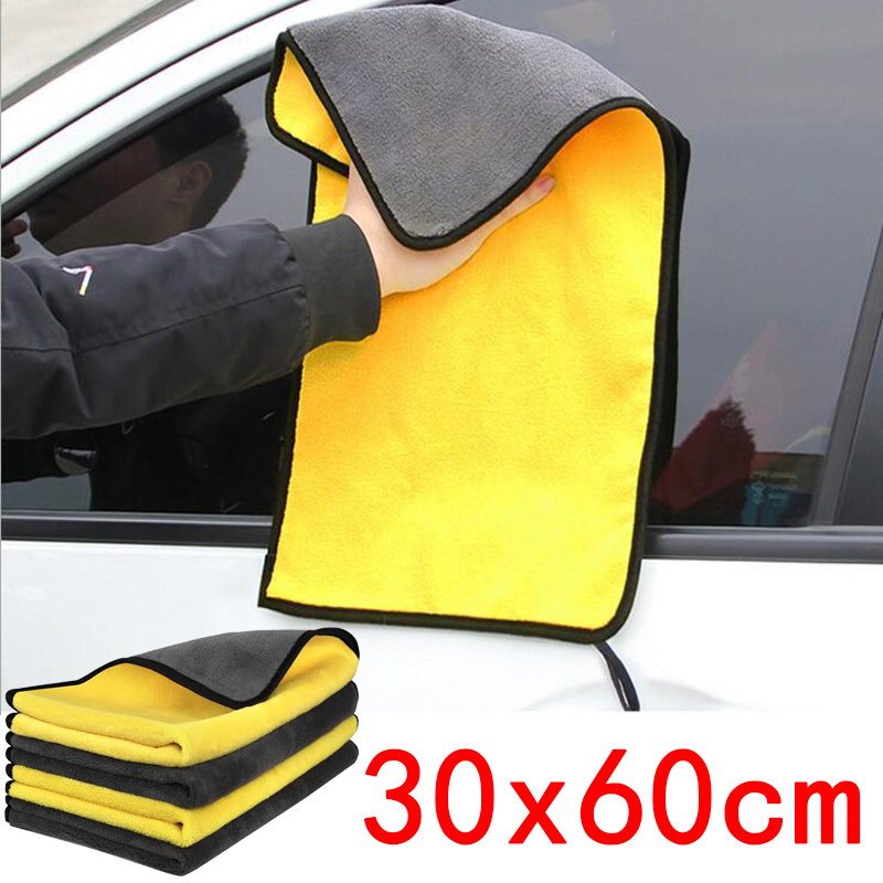 2ชิ้น/ล็อต30x3 0/40/60Cm ผ้าเช - Microfiber Towel Detailing บทวิจารณ์และราคา