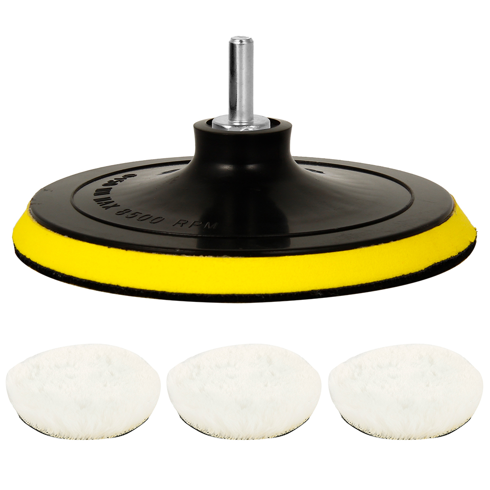 ชุดแผ่นขัดเงารถยนต์ 5 ชิ้น ขนา - Polish Pad Set Buffer บทวิจารณ์และราคา