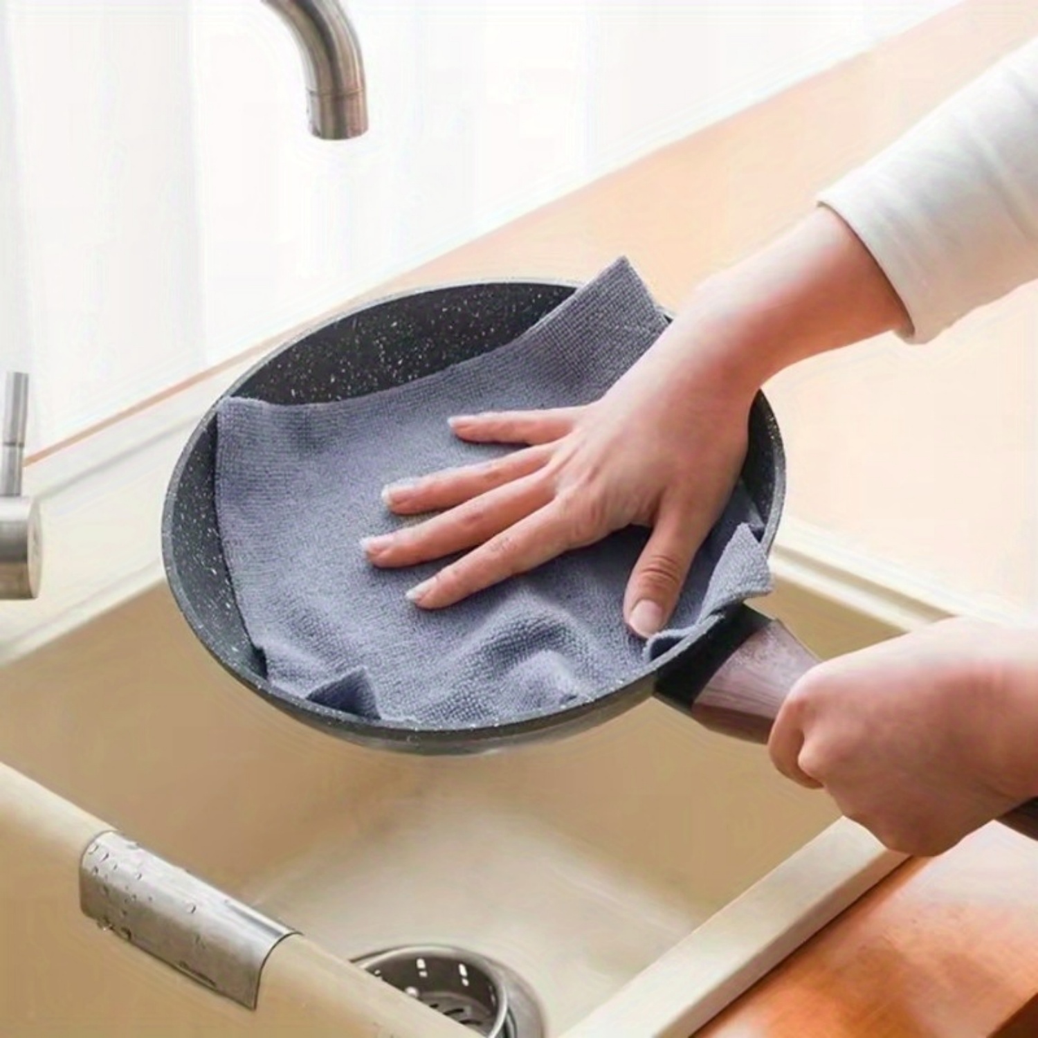 ผ้าเช็ดจานไมโครไฟเบอร์ 50 แผ่น - Microfiber Towel Detailing บทวิจารณ์และราคา