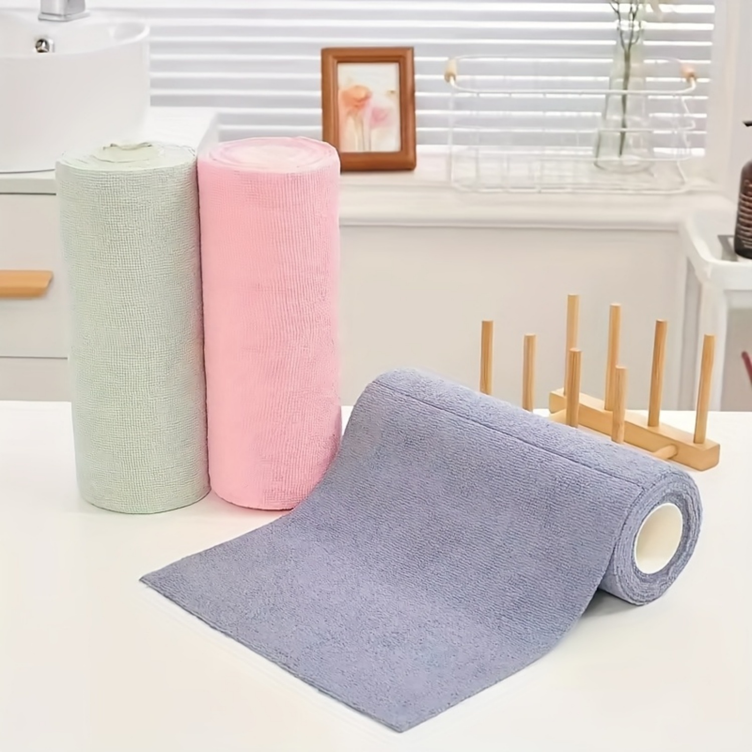 ผ้าเช็ดจานไมโครไฟเบอร์ 50 แผ่น - Microfiber Towel Detailing บทวิจารณ์และราคา