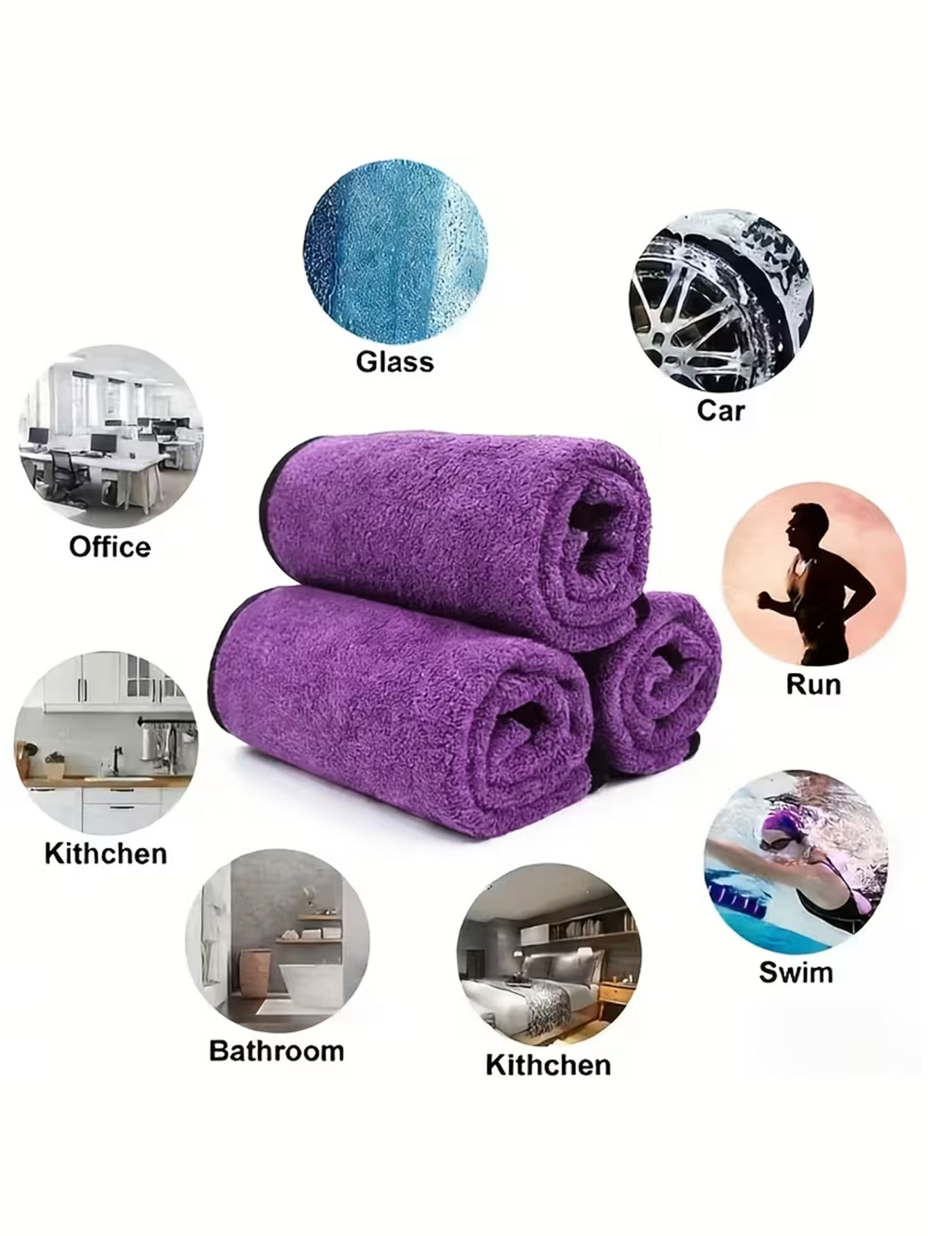 ผ้าทำความสะอาดไมโครไฟเบอร์กำมะ - Microfiber Towel Detailing บทวิจารณ์และราคา
