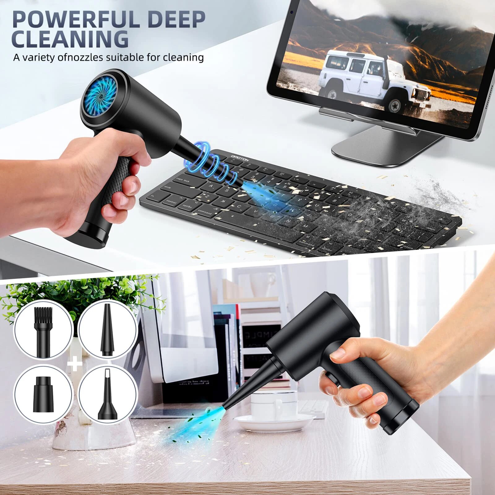 Compressed Air Duster ไฟฟ้าชาร - Dryer Car Blower บทวิจารณ์และราคา