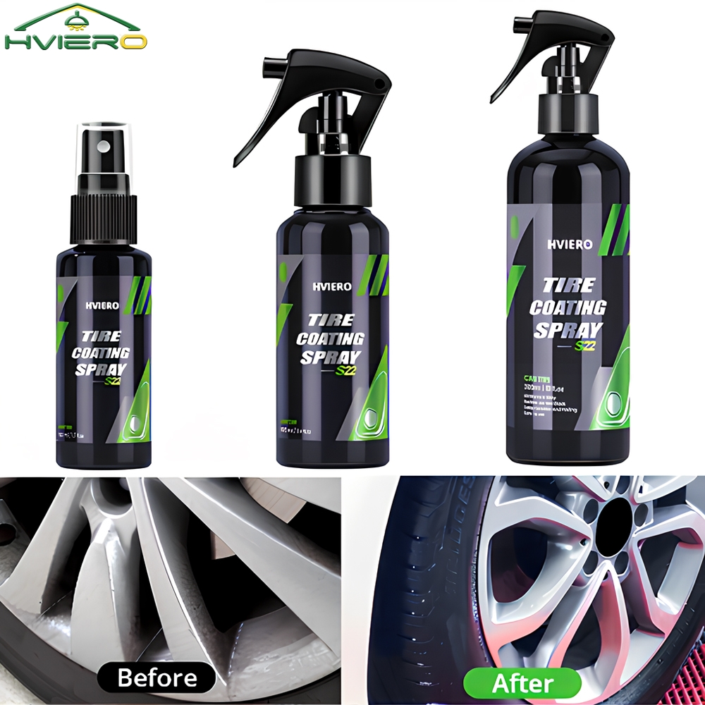 ยาง GLOSS HVIERO S22 ยางเคลือบ - Tire Shine Spray Sealant บทวิจารณ์และราคา