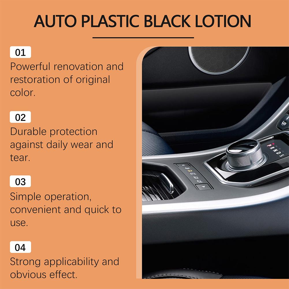 น้ำยาฟื้นฟูพลาสติกสีดำสำหรับรถ - Trim Restorer Plastic บทวิจารณ์และราคา