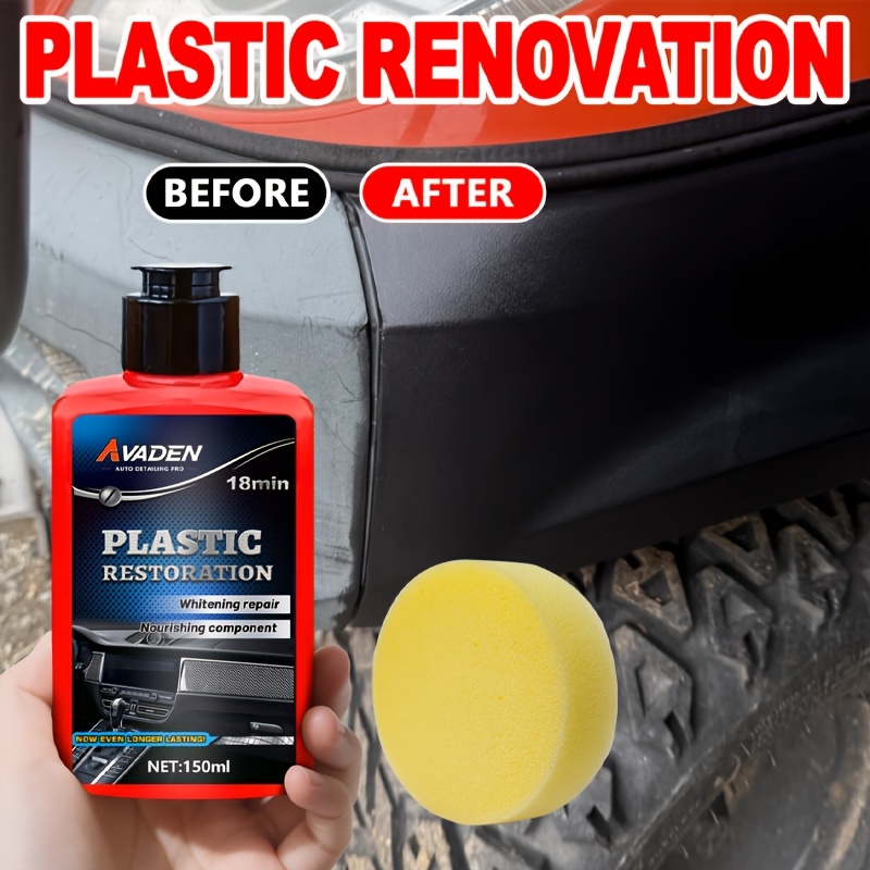 น้ำยาฟื้นฟูสีดำ - สูตรผสมสีพิเ - Trim Restorer Plastic บทวิจารณ์และราคา
