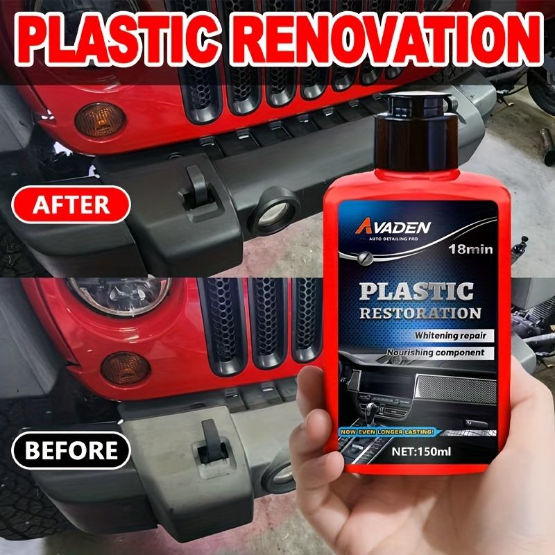 น้ำยาฟื้นฟูสีดำ - สูตรผสมสีพิเ - Trim Restorer Plastic บทวิจารณ์และราคา