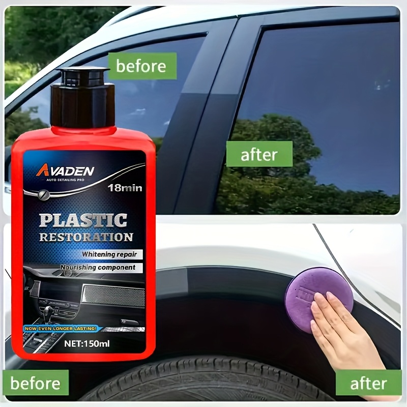 น้ำยาฟื้นฟูสีดำ - สูตรผสมสีพิเ - Trim Restorer Plastic บทวิจารณ์และราคา
