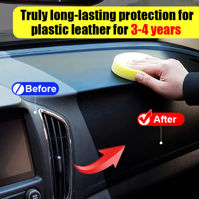 น้ำยาฟื้นฟูพลาสติกรถยนต์กลับสู - Leather Cleaner Interior บทวิจารณ์และราคา