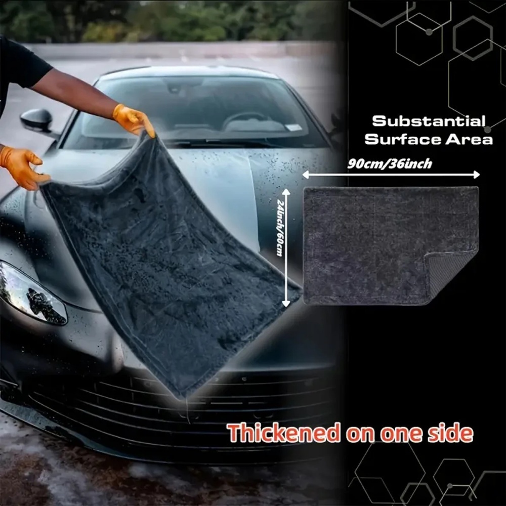 ผ้าไมโครไฟเบอร์สำหรับรถยนต์สีเ - Microfiber Towel Detailing บทวิจารณ์และราคา