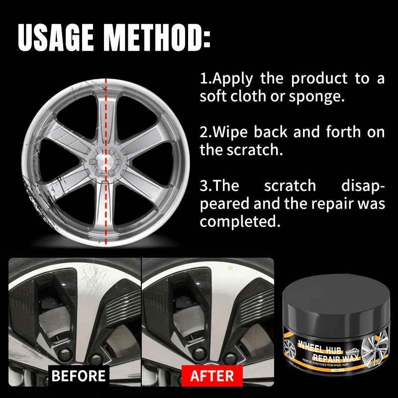 1 ชิ้น 100g Universal ชุดซ่อมด - Wheel Cleaner Alloy บทวิจารณ์และราคา