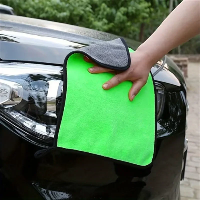 5/15pcs ผ้าขนหนูทําความสะอาดไม - Microfiber Towel Detailing บทวิจารณ์และราคา